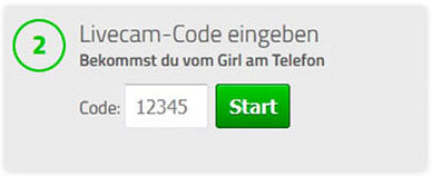 Livecam-Code eingeben