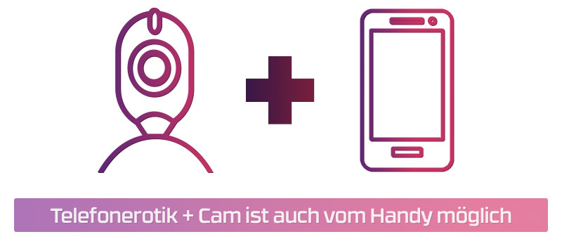 Telefonerotik + Cam ist auch vom Handy möglich